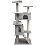 Vidaxl Cat Stracing Post avec sisal Scratch Posts 125 cm Gray