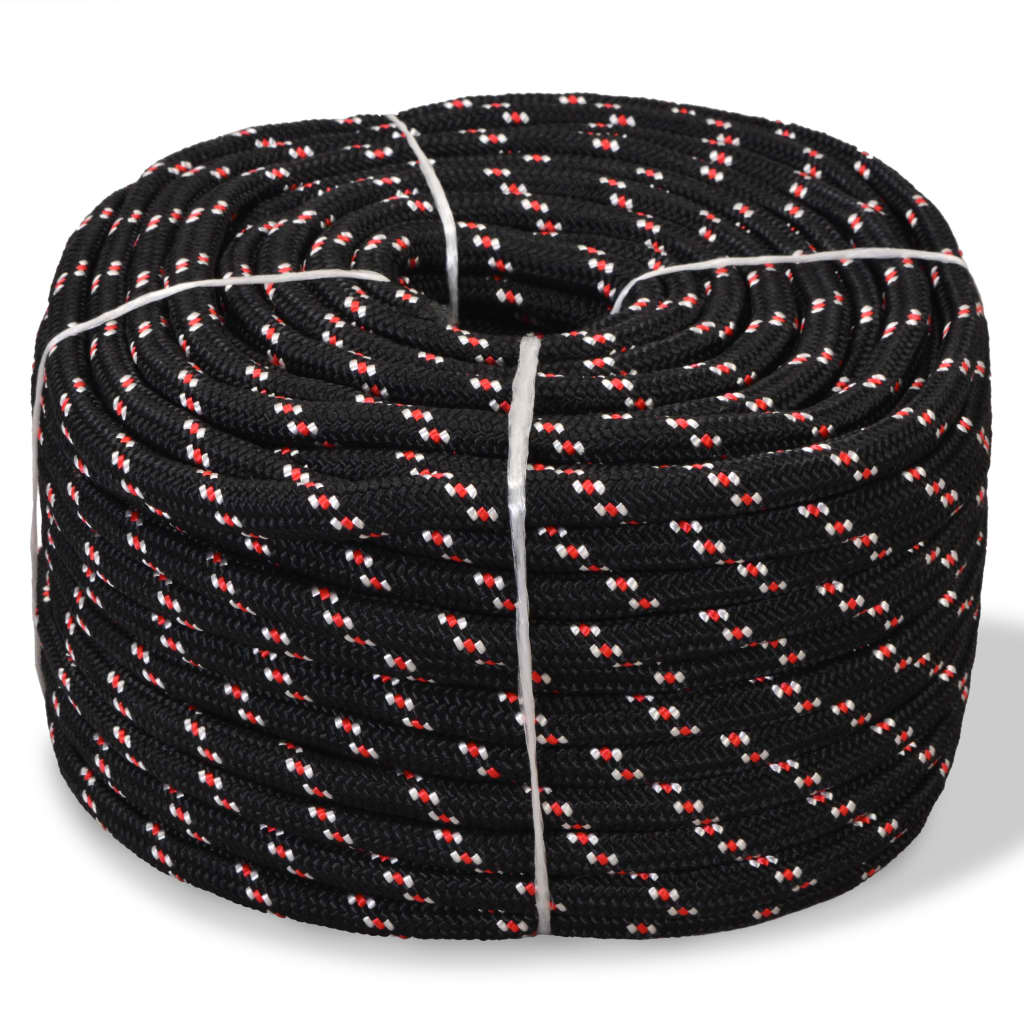Vidaxl Boot rope 8 mm 100 m polypropylene black