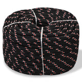 Vidaxl Boot rope 8 mm 100 m polypropylene black