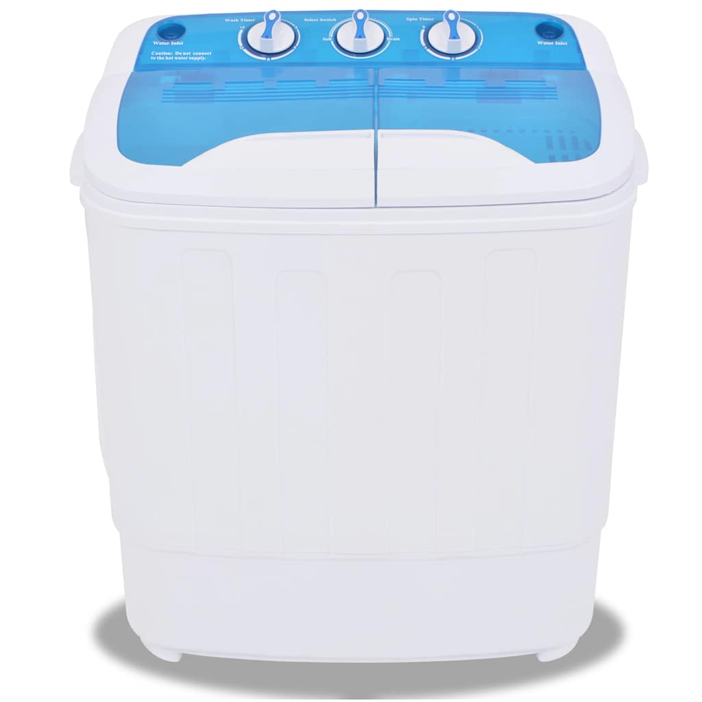 Vidaxl Mini pralni stroj z dvojnim bobnom 5,6 kg
