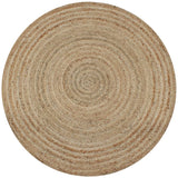 Vidaxl tæppe omkring 90 cm flettet jute