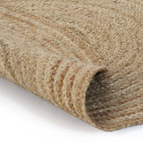 Vidaxl tæppe omkring 90 cm flettet jute