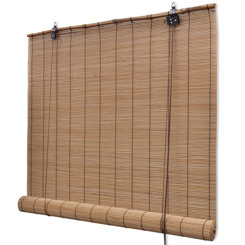 Vidaxl Roller Slepi 80x220 cm bambusova rjava