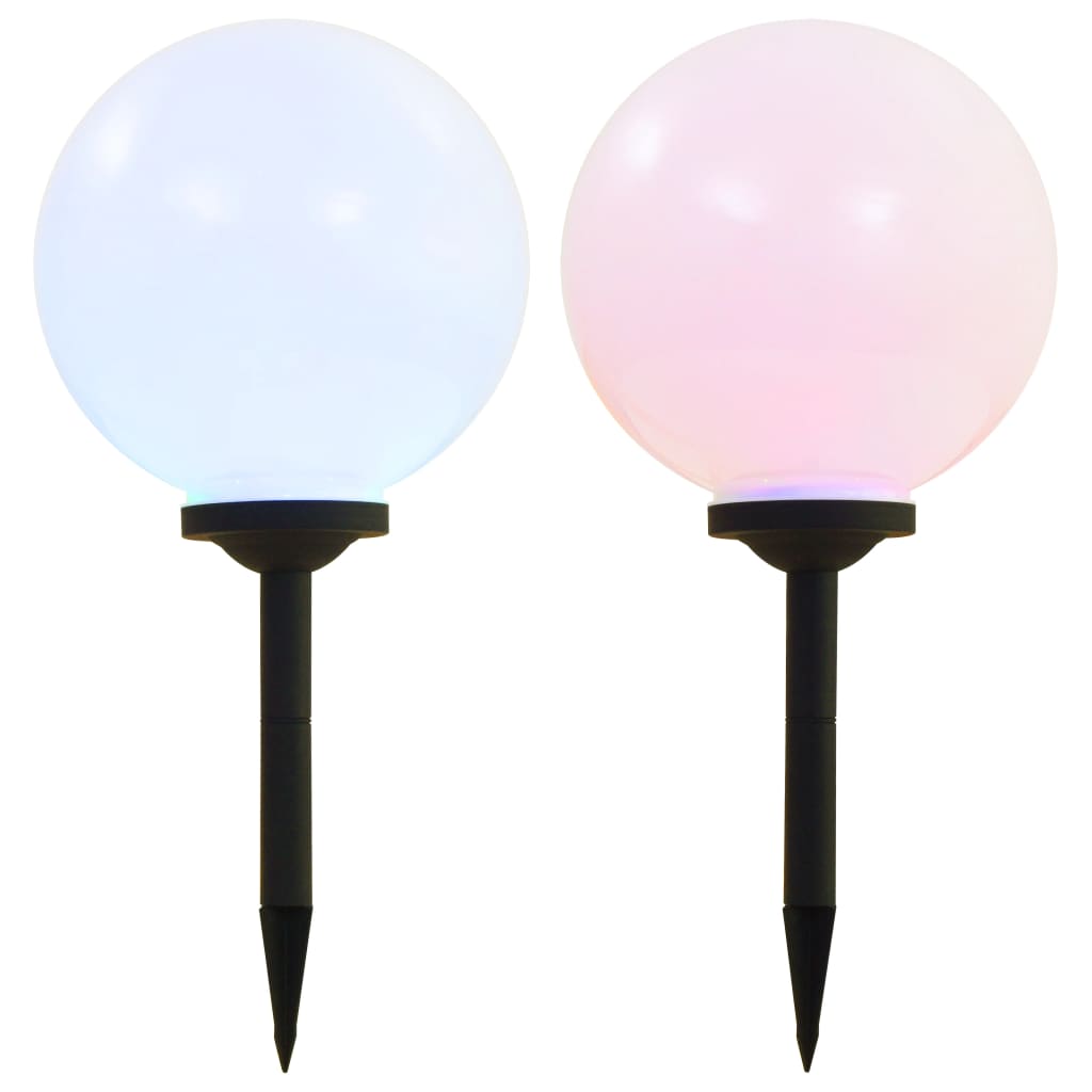 Vidaxl LED solární lampy kolem 30 cm RGB 2 STS