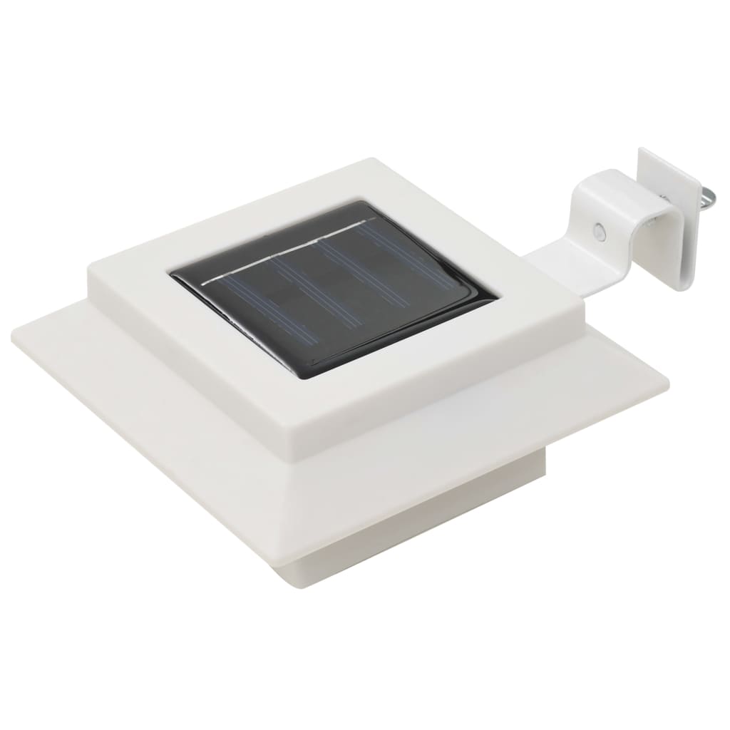 Vidaxl LED solární lampy čtvercové 12 cm bílé 6 ks