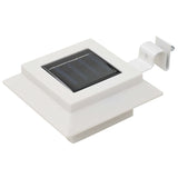 Vidaxl LED solární lampy čtvercové 12 cm bílé 6 ks