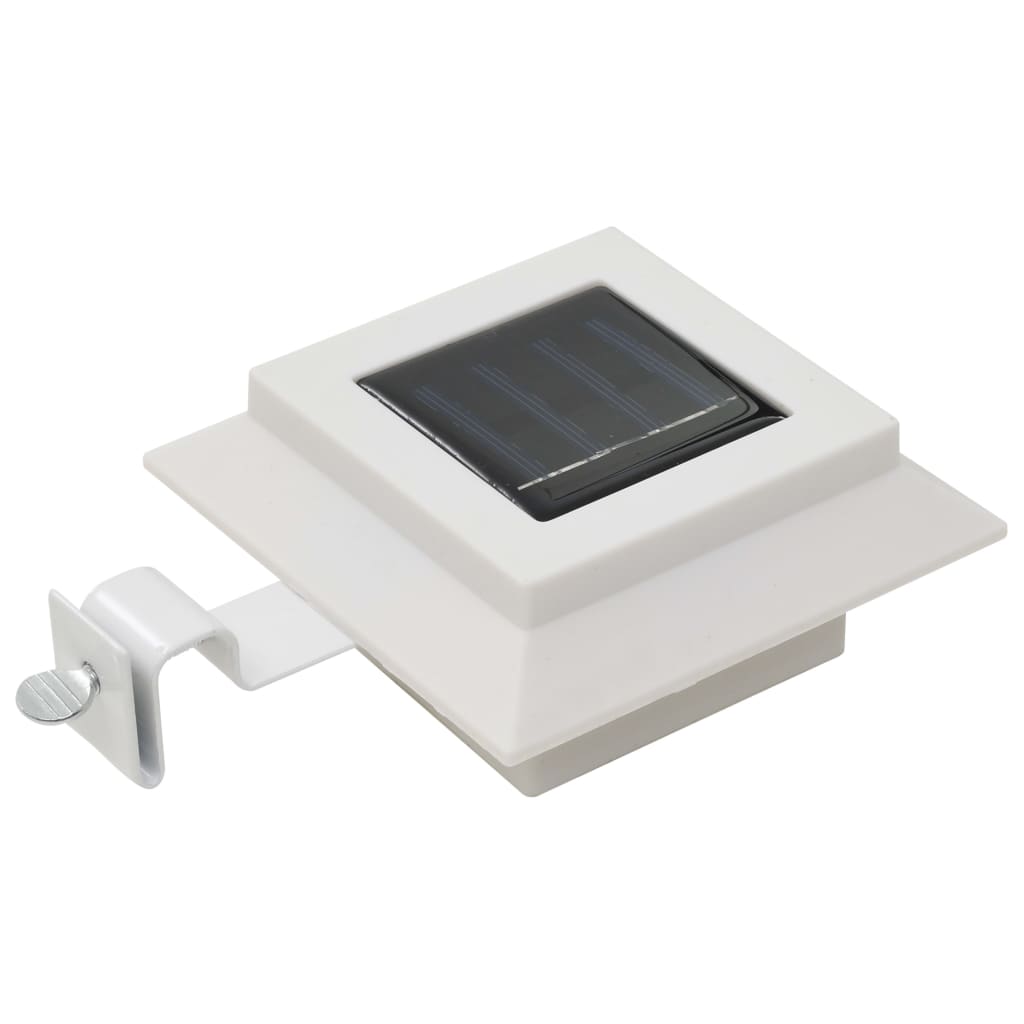 Vidaxl LED solární lampy čtvercové 12 cm bílé 6 ks