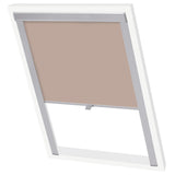 Vidaxl Roller Blind Blackout Beige SK08