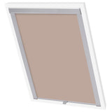 Vidaxl Roller Blind Blackout Beige SK08