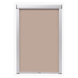 Vidaxl Roller Blind Blackout Beige SK08