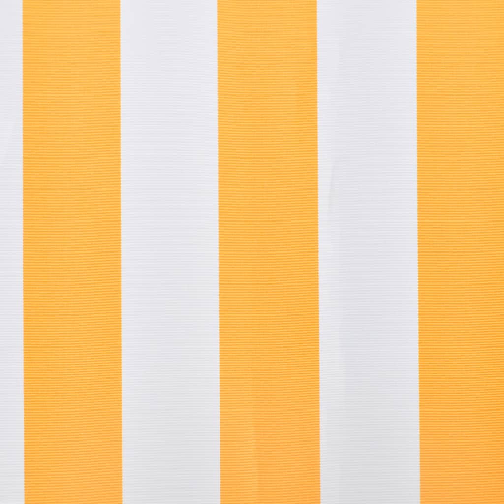 Vidaxl Laifeldeek 450x300 cm płótno pomarańczowe i białe