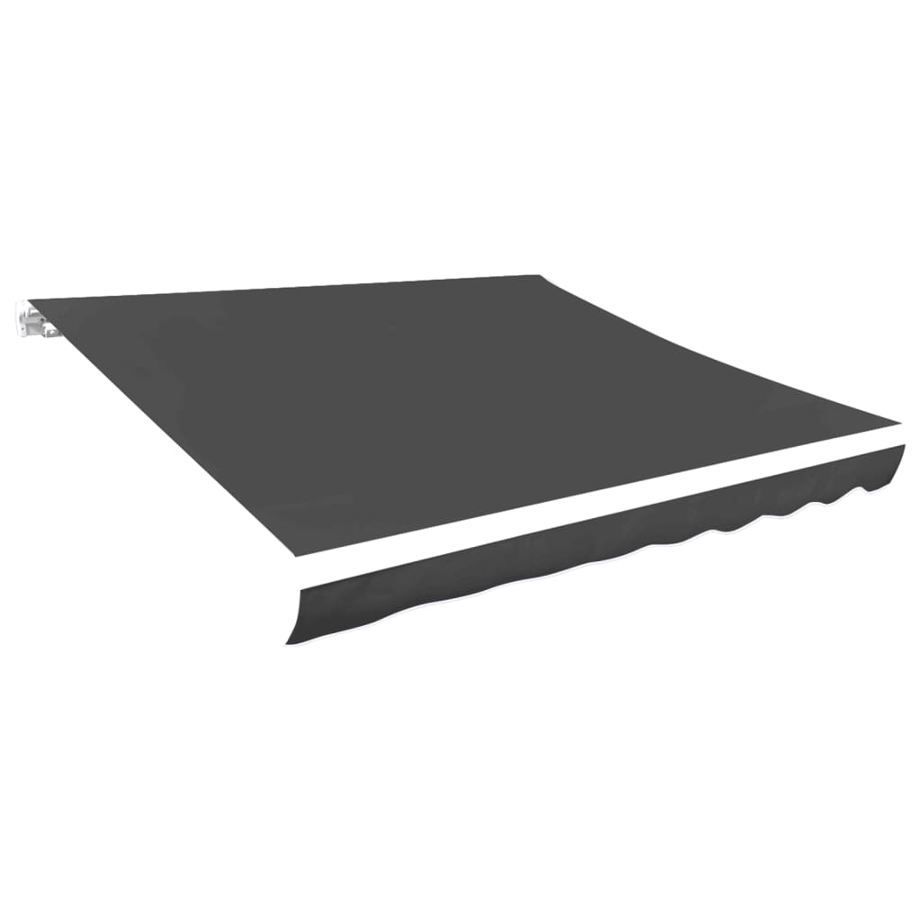 Vidaxl laifeldoek 450x300 cm platno antracit