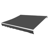 Vidaxl laifeldoek 450x300 cm platno antracit