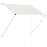 Vidaxl Luifel se razteza 150x150 cm krema