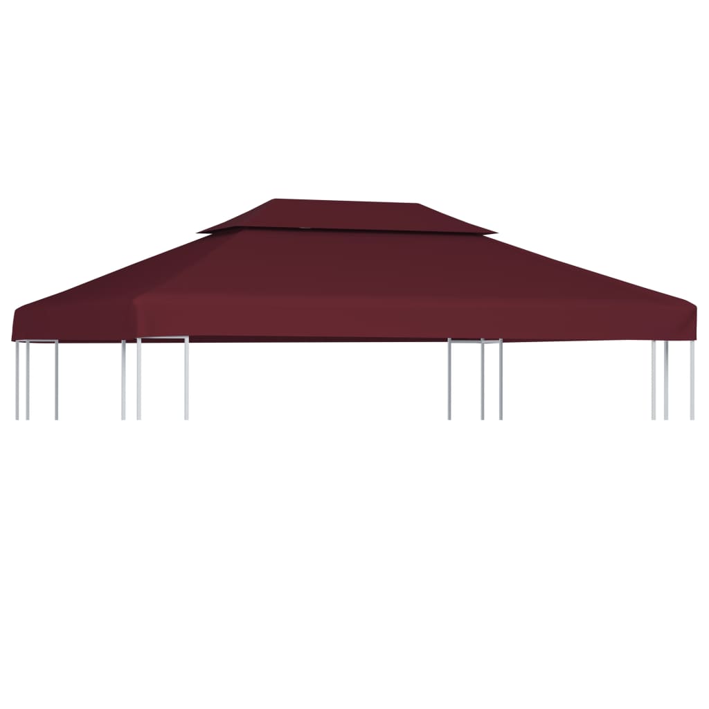Vidaxl Prieverkak 2-vrstva 4x3m 310 g m² Bordeaux