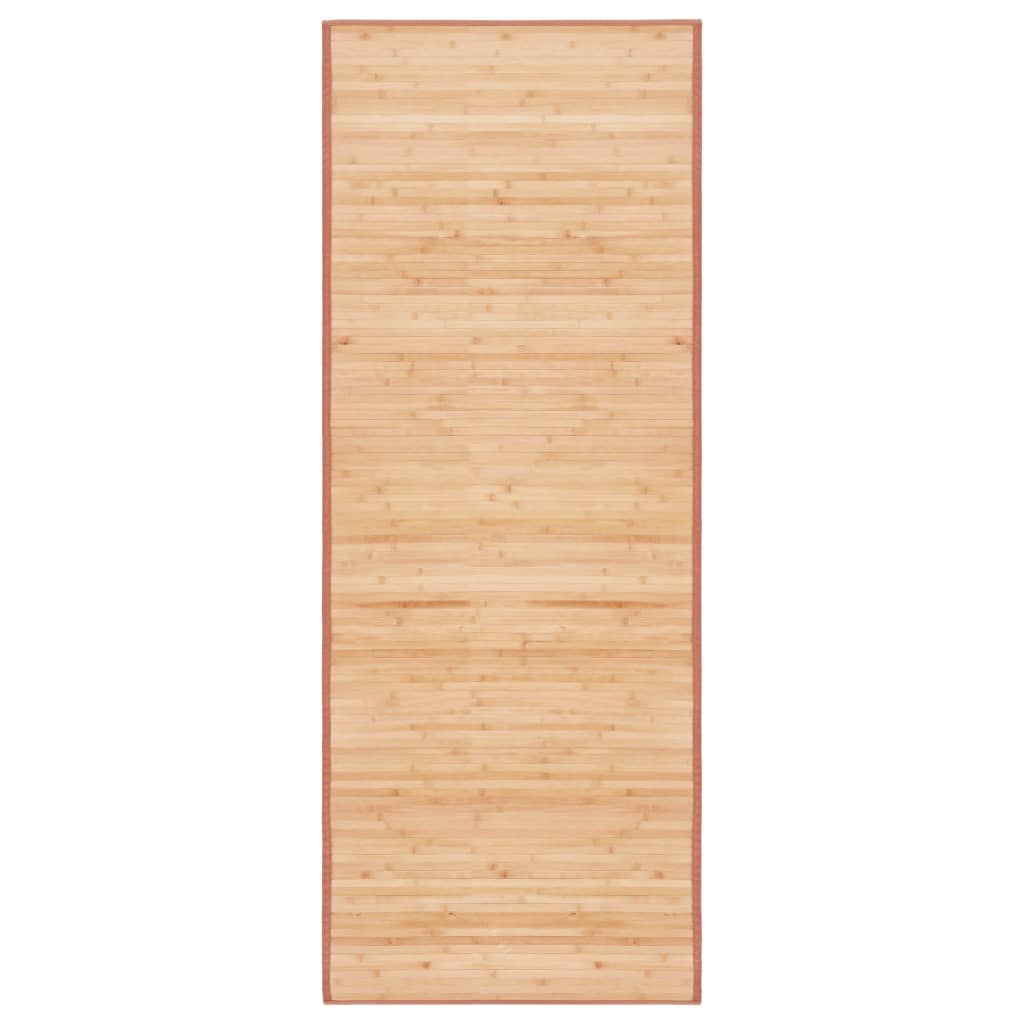 Vidaxl preproga 80x200 cm bambusova rjava