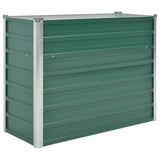 Vidaxl Planter Insented 100x40x77 cm galvanisert stålgrønn