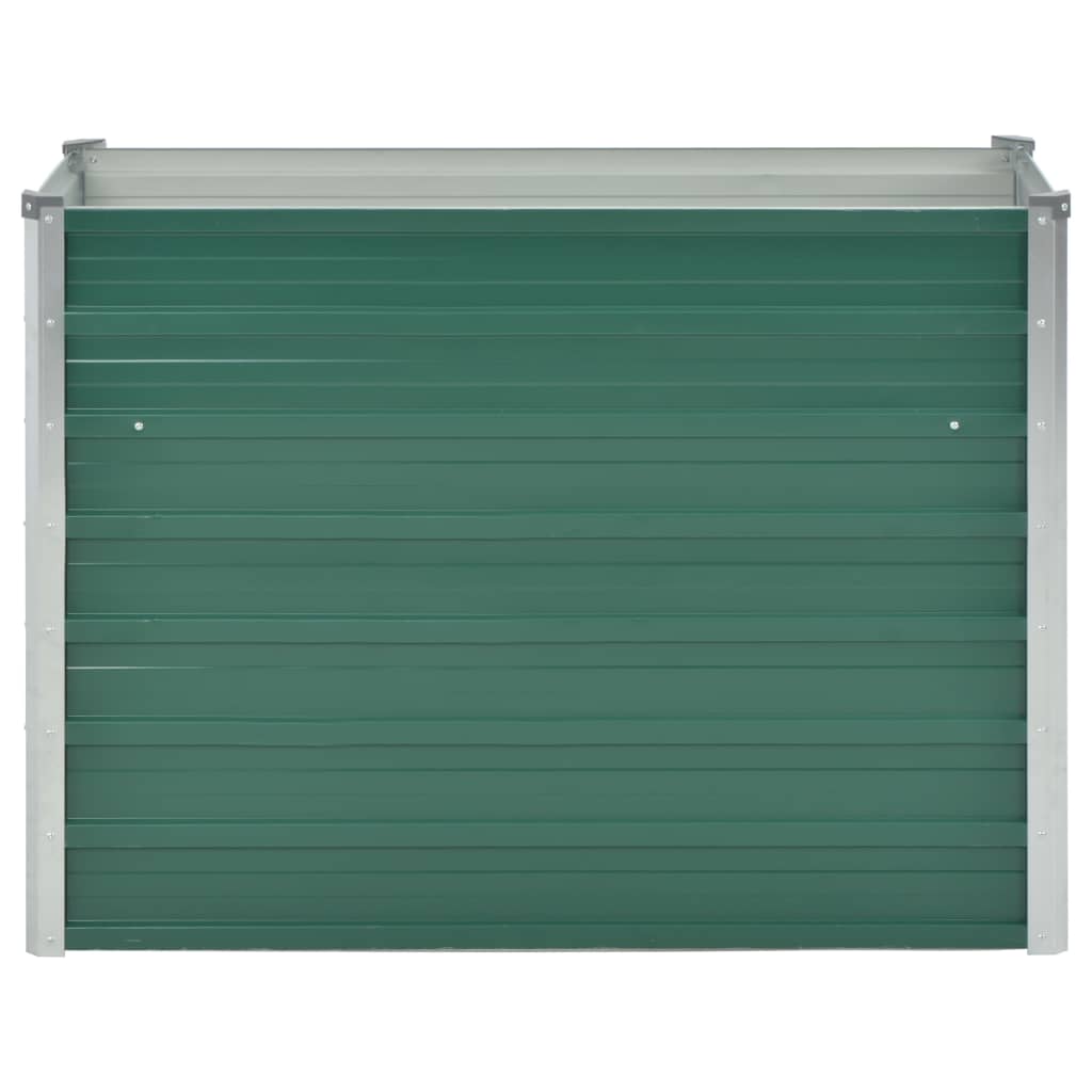 Vidaxl Planter Insented 100x40x77 cm galvanisert stålgrønn