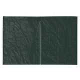 Vidaxl tent walls 2 st with zipper PE green