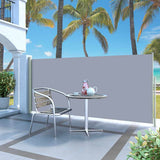 VidaXL Windshield Extendable 140x300 cm Gray