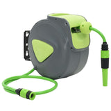 Vidaxl Waterslang bobina automatica a parete retrattile automatica 10+1 m