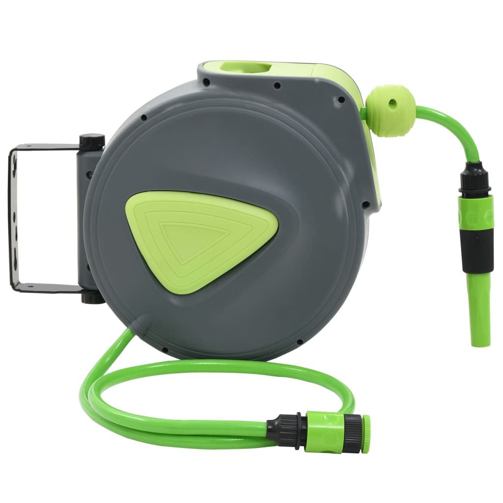 Vidaxl Waterslang bobina automatica a parete retrattile automatica 10+1 m