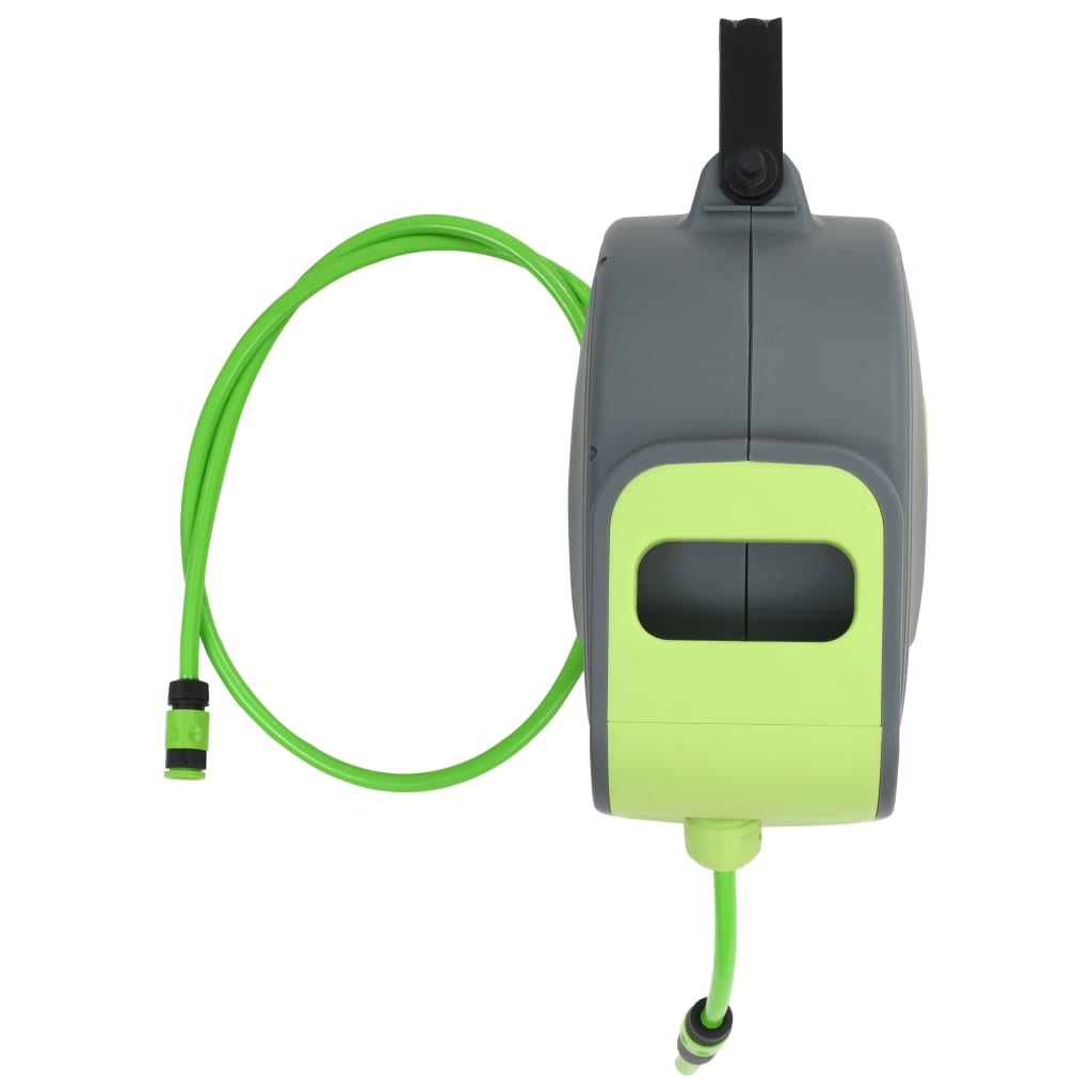 Vidaxl Waterslang Reel Automatisk infällbar väggmontering 30+2 m