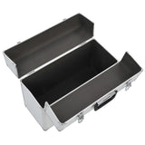 Vidaxl Tool Case 47x36x20 cm colorato in argento in alluminio