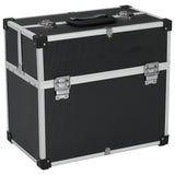 Vidaxl Tool Case 38x22.5x34 cm in alluminio nero