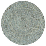 Vidaxl placemats 4 ms omkring 38 cm jute olivengrøn