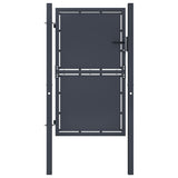 Vidaxl port 100x125 cm steel anthracite