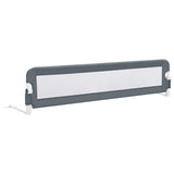 Tableau de lit Vidaxl Toddler 180x42 cm Gray en polyester