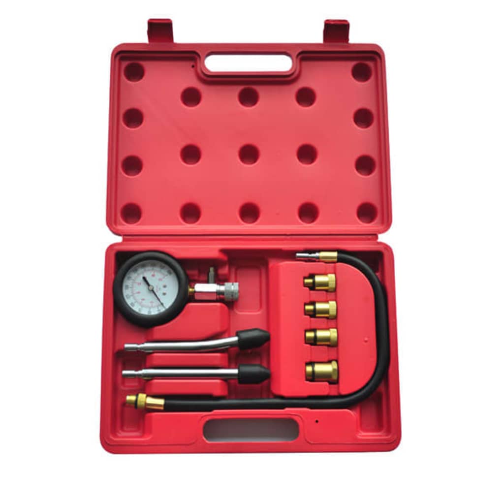 Vidaxl 9-part compression tester set for gasoline engines