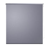 Vidaxl Roller Blind Blackout 100 x 230 cm šedá
