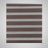 Vidaxl Duo Roller Blind 40x100cm kava rjava