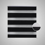 Vidaxl Duo Roller Blind 50x100 cm sort