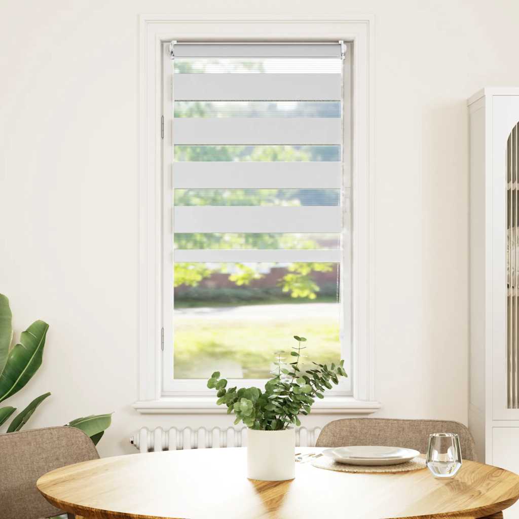Vidaxl Duo Roller Blind 80x150cm White