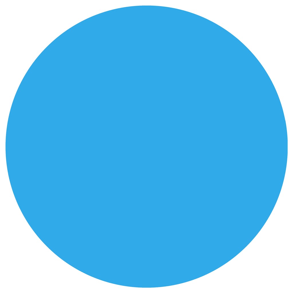 Vidaxl Pool Foil flottant autour de 250 cm PE bleu