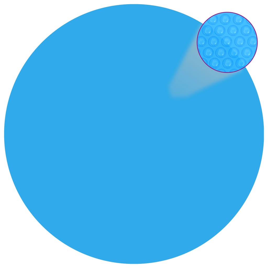 Vidaxl -Poolfolie schwimmt um 381 cm pe blau