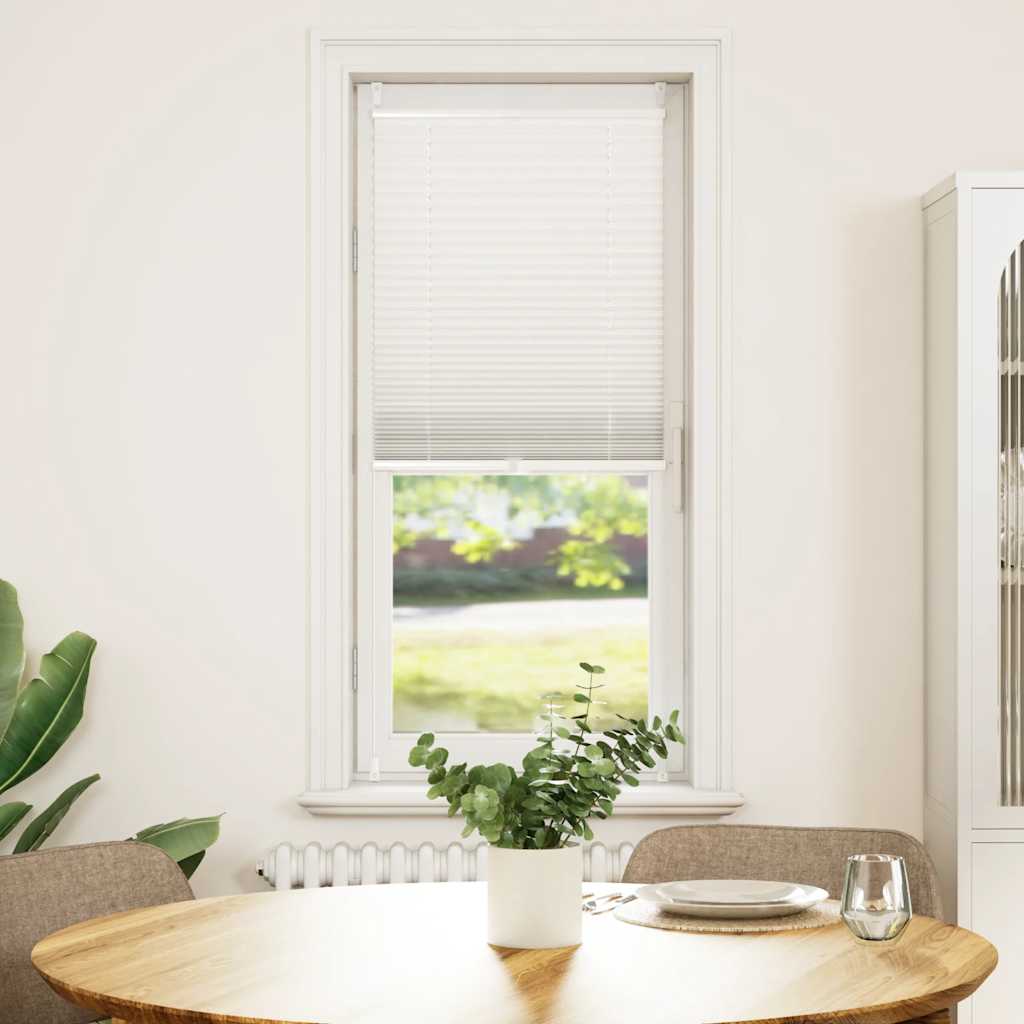 Vidaxl plisséjalind 40x125 cm bílá