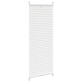 Vidaxl plisséjaloezie 50x150 cm wit