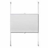 Vidaxl plisséjalind 60x200 cm bela