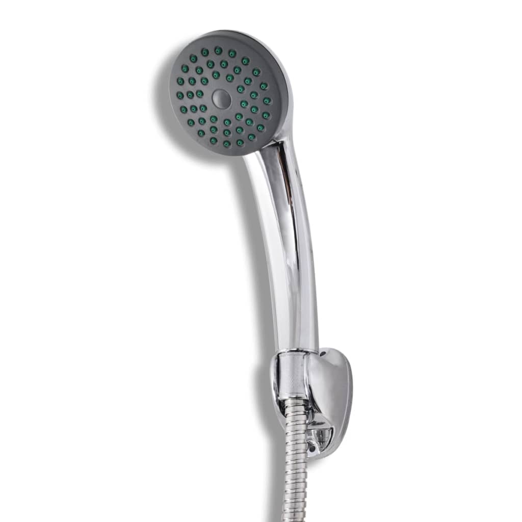 Bidaxl duschkran Set One Button Chromium