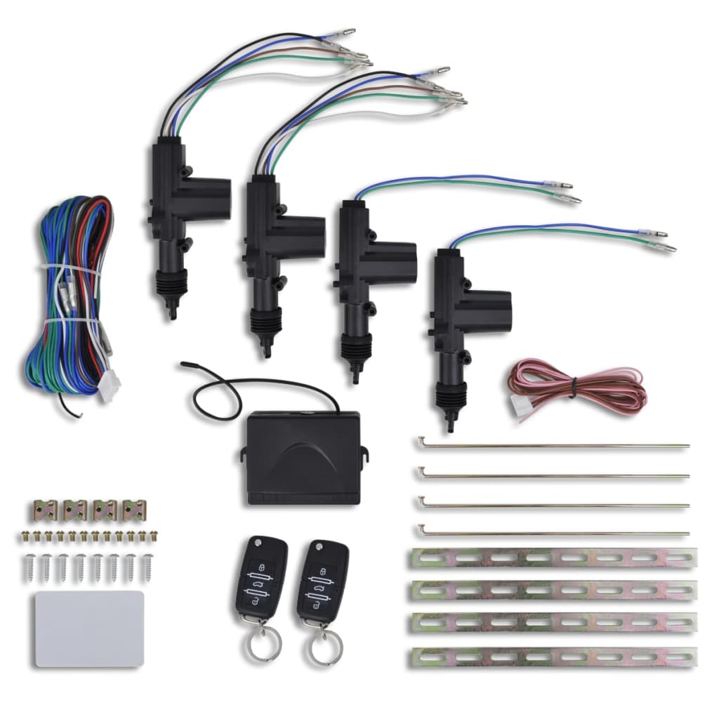 Sada zámků dveří Vidaxl 2 Keys pro VW Audi Skoda 4 Motor