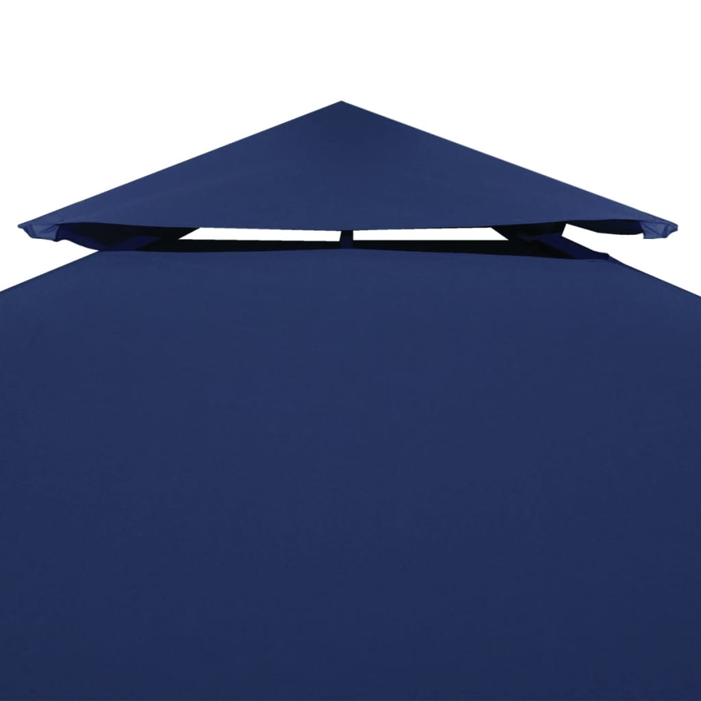 Vidaxl nadomestna šotorska krpa Arbor 310 g m² 3x3 m temno modra