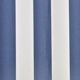 Vidaxl luifeldoek 4x3 m canvas blauw en wit
