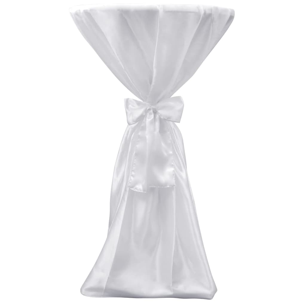 Kryt stolního stolu Vidaxl s Bow 80 cm bílý (2 kusy)