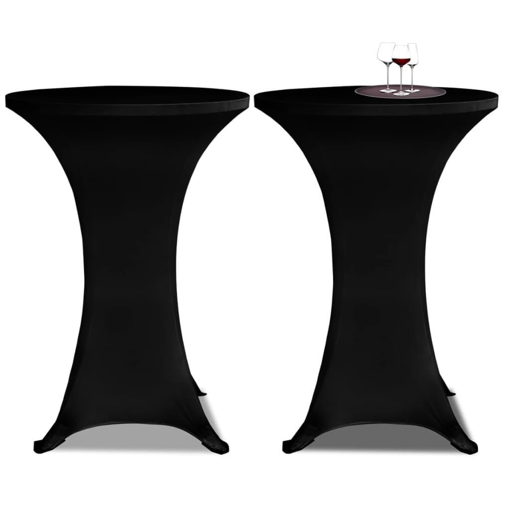 Vidaxl Stand Table Stretch Ø60cm černá (2 kusy)