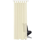 Vidaxl záclony 2 St Prucent 140x225 cm crème