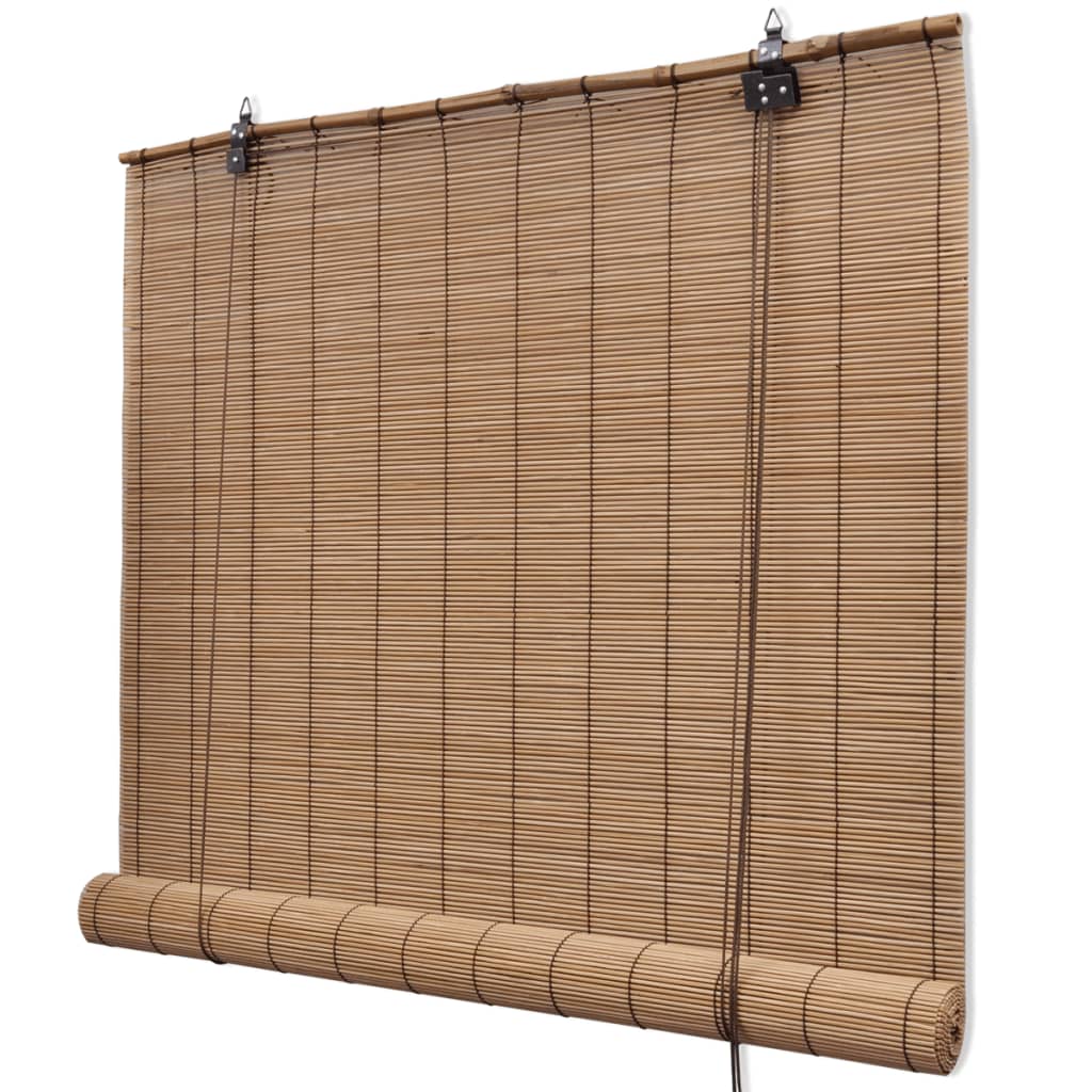 Vidaxl Roller Blind 80x160 cm bambus hnědá